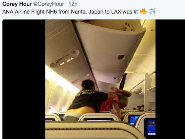Passengers get into nasty brawl aboard plane